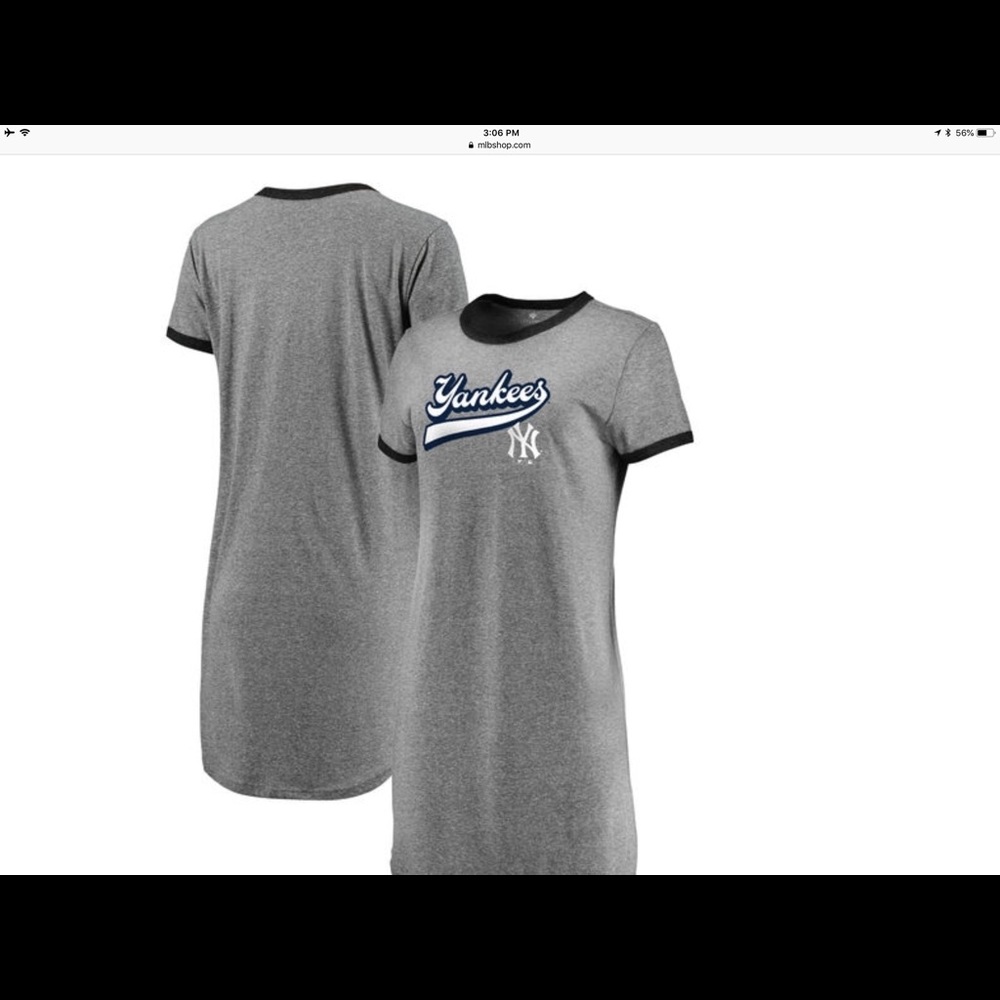Fanatics MLB NY Yankees Triblend T-SHIRT DRESS